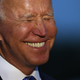 President Joe Biden briefly speaks to reporters about his Build Back Better legislation and Taiwan after returning to the White House on Oct. 5, 2021.